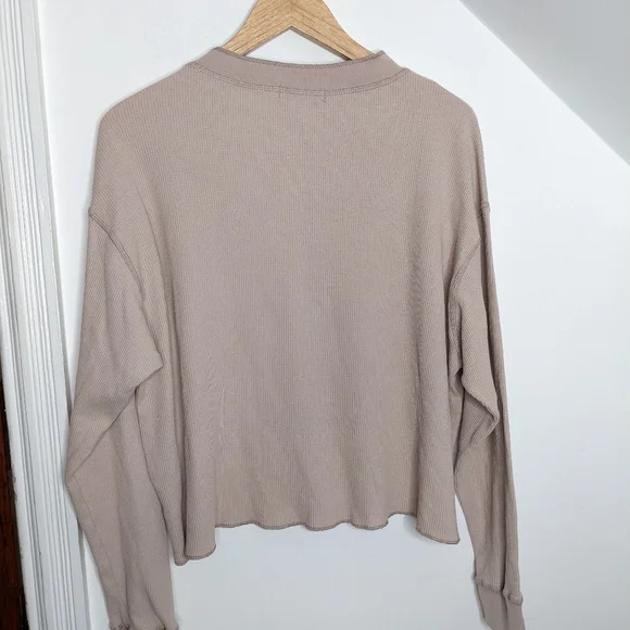 DAYDREAMER Rolling Stones Stacked Thermal Henley NEW Size M Flaw - Picture 6 of 7